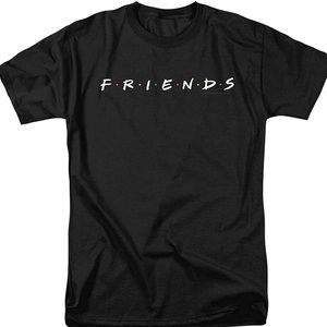 Black f.r.i.e.n.d.s tee